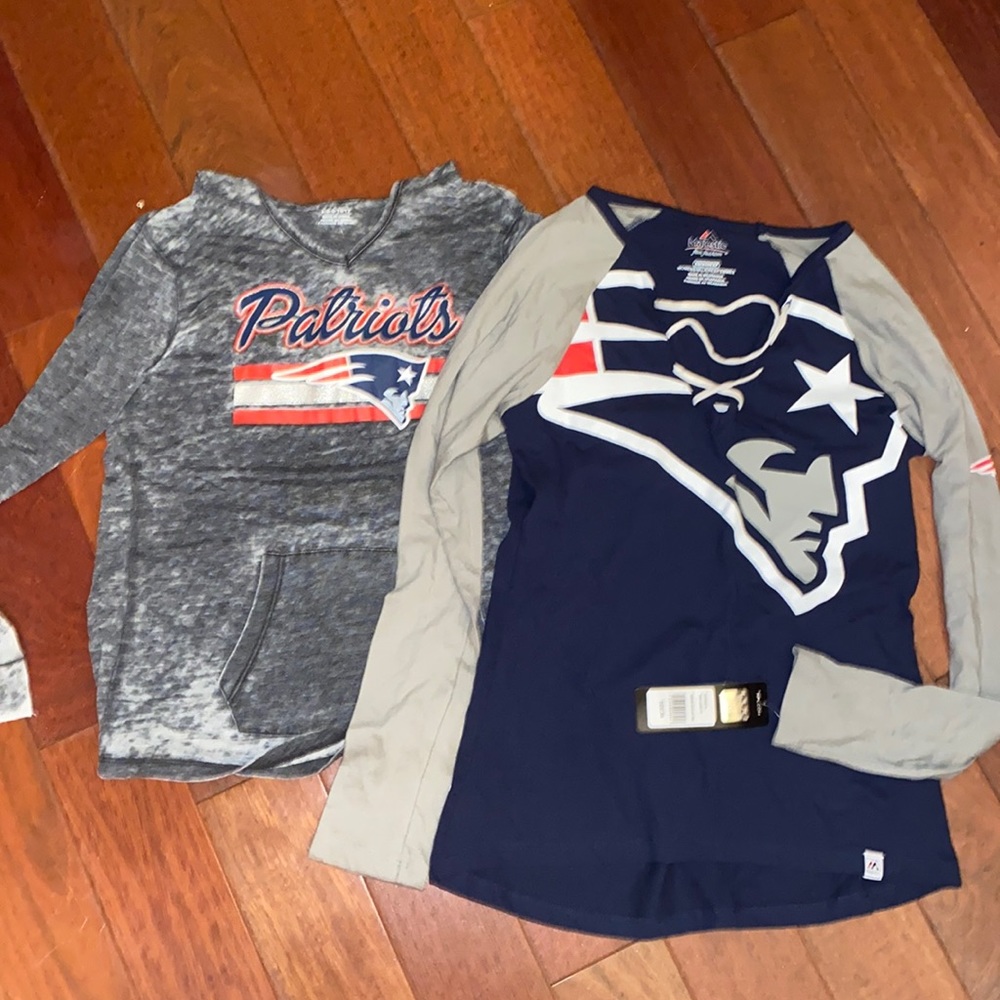 Patriots long sleeve shirt lot